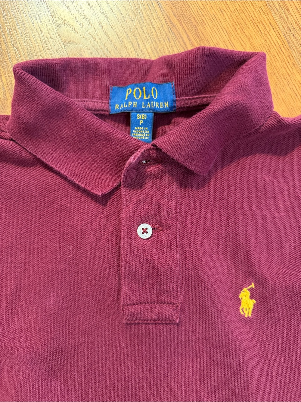 Boy’s Polo Ralph Lauren Polo Shirt. Size Small 8. Excellent Used Condition. - Picture 4 of 9